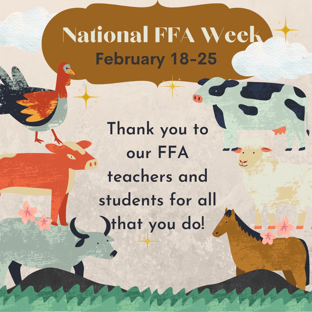 KCAL_KISD's tweet photo. It is National FFA Week! Thank you to all of our FFA teachers and students for all that you do!
#kcal #kellercenterforadvancedlearning #kisd #kellerisd #CelebrateKISD #CTEinKISD #theKCALconnection #ffa #nationalffaweek #kellerffa https://t.co/2OZ1MFg0JF