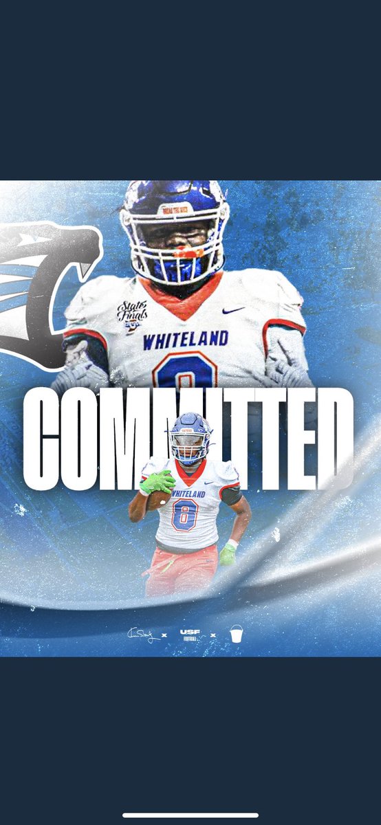 JAKARREY1's tweet photo. 100% committed to the university of st Francis go cougars 🔵⚪️ @CoachDonleyUSF @USF_Sherman @usf_fb @WWarriorFB @CoachPreston13 @ZachRudolf https://t.co/vtAiJd8LTe