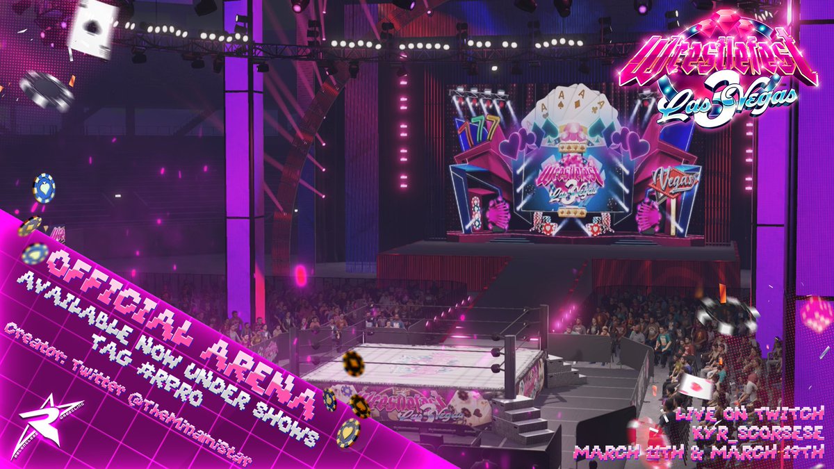 _RelentlessPro's tweet photo. RPRO Presents: WrestleFest 3
Official Arena Now Available
Under Shows
Hashtag: #RPRO
——
WrestleFest 3 • 2 Nights
Saturday • 3/11/23
Sunday • 3/19/23
Las Vegas, Nevada • Allegiant Stadium 
#WWE2K23 https://t.co/dNEPGM3htx