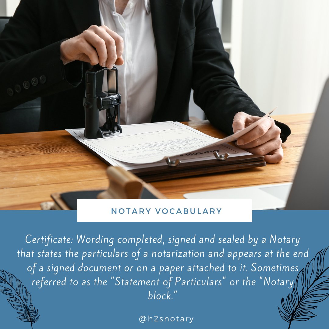 H2SNotary's tweet photo. What exactly is a certificate? #notaryvocabulary #notaryeducation #notaryworld #notarytraining #notaryclass #texas #sanantonio #notary #loansigningagent #notarysigningagent #notarypublic https://t.co/SqJToUiW9Q