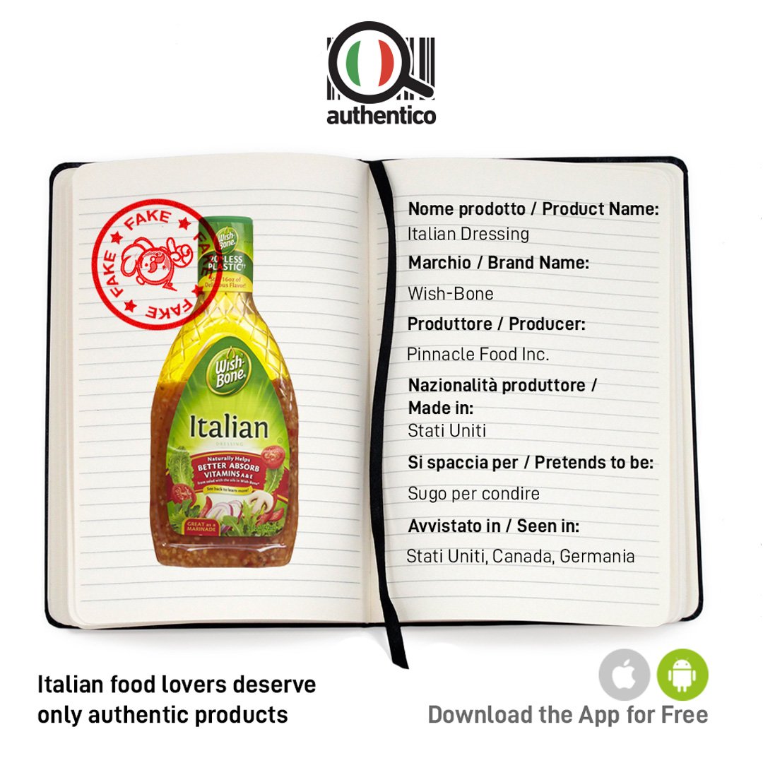 authentico_ita's tweet photo. Non farti fregare dalle imitazioni, scarica l'app gratuita Authentico per conoscere se il cibo che stai per acquistare è autentico italiano.

Don't be fooled by imitations, download the free app to find out if the food you are buying is authentic Italian📲https://t.co/5hdqlpKbSq https://t.co/H1AgK6O5YY
