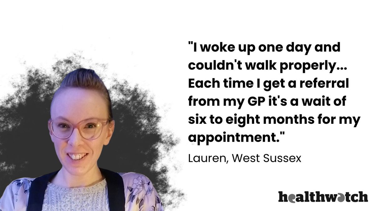 HealthwatchE's tweet photo. Former nurse, Lauren, told us she spends a lot of time chasing GP referrals and puts regular reminders on her phone to contact her surgery and local hospital. Our new research shows this is far too common across the country. https://t.co/ZfoRUIE69g #GPreferrals https://t.co/jZLRY0kxkC