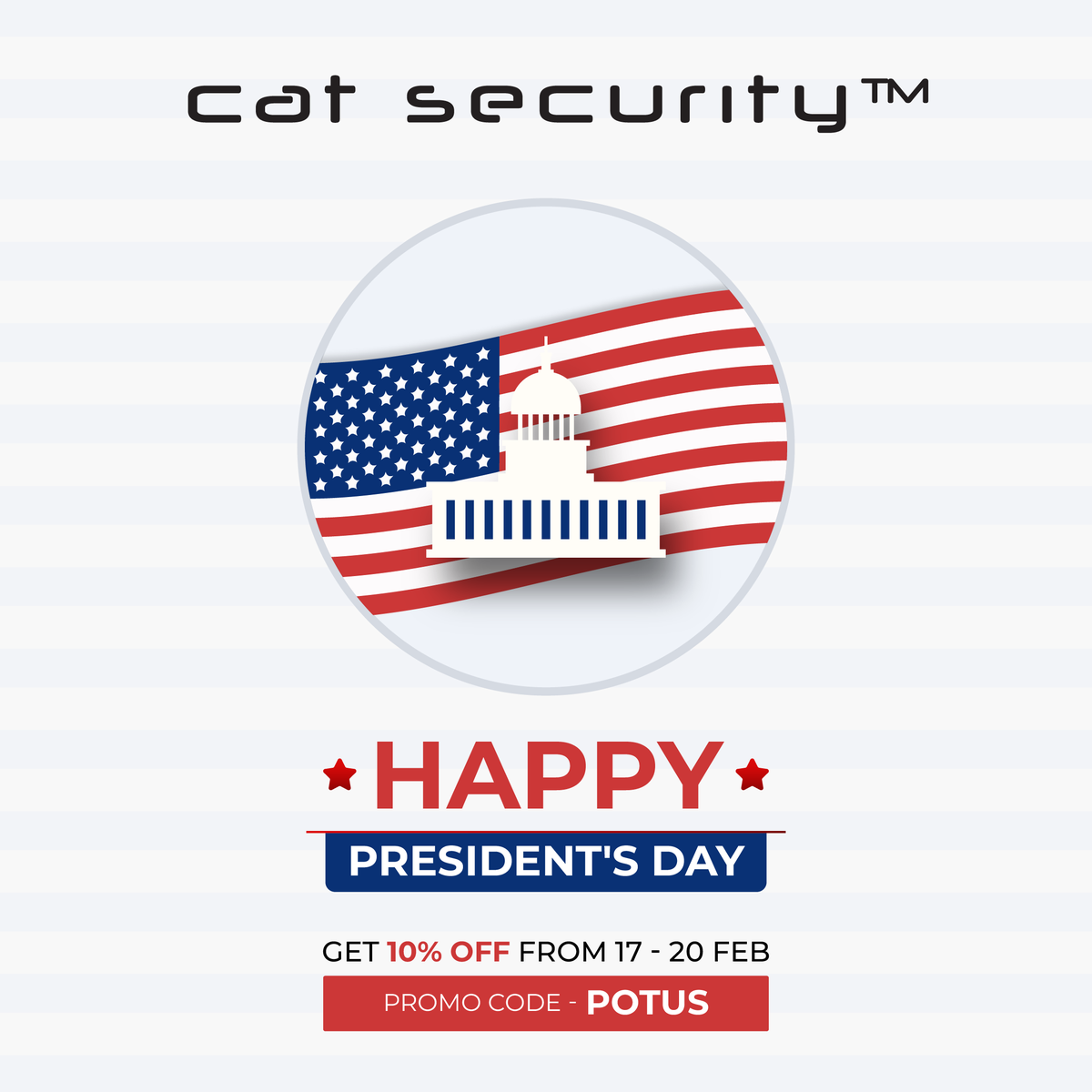 GetCatSecurity's tweet photo. It's President's Day weekend! Today through the 20th, we will be giving you a chance to save a few presidents by ordering any shield with promo code POTUS!
Find your shield:
https://t.co/CjukVMJYSx
#catshield #catsecurity #getcatsecurity #converterprotection #presidentsdaysale https://t.co/wD8PCoZIVb
