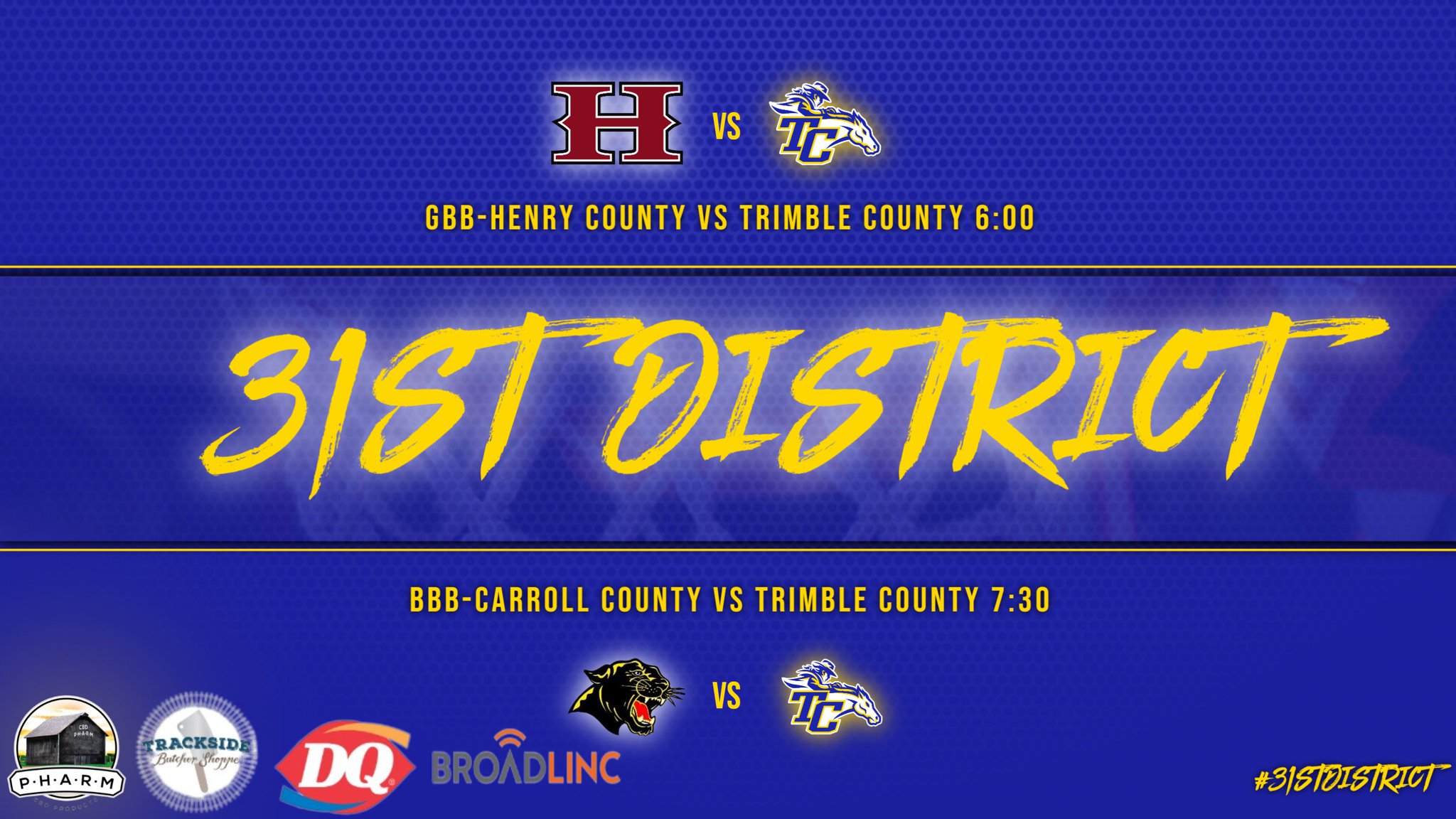 Raider GameDay on Twitter "The KHSAA 31st District Basketball