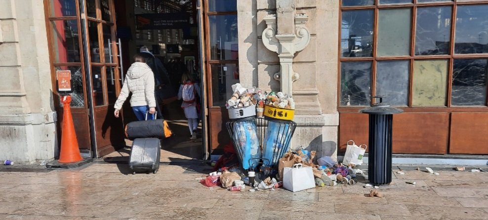 C'est toujours un plaisir d'aller en gare St Charles après une agression verbale, droit de retrait des salariés chargés de la propreté