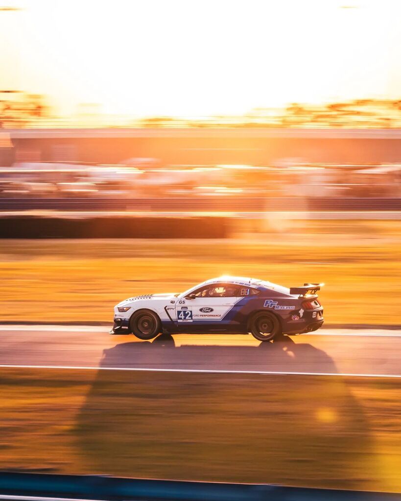 2023.01.27 - The Friday night before @rolex24atdaytona. Got there just in time to catch the sunset at the kink during the end of the <a href="/imsa/">IMSA</a> BMW M Endurance challenge. 
-
I've finally had some time yesterday to go through a bit of photos from the  Daytona … instagr.am/p/Co47uOCLmlx/