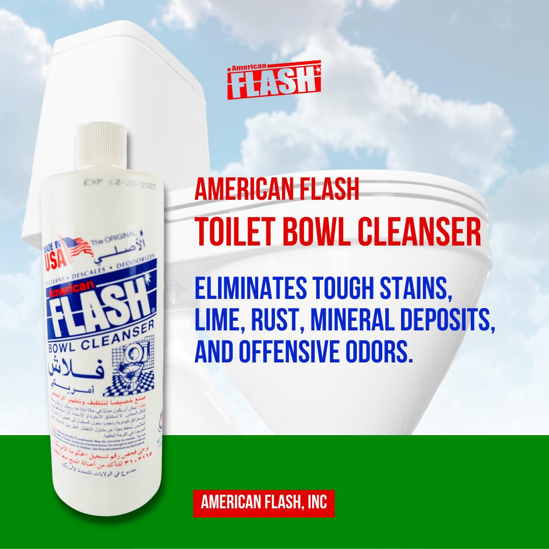 american_flash's tweet photo. If you're looking for an effective and affordable way to get rid of tough stains and offensive odors, look no further than our American Flash Toilet Bowl Cleanser!

Give it a try today and see the difference for yourself!

#AmericanFlash #cleaningsupplies #toiletbowlcleanser https://t.co/ouOg6TFhwN