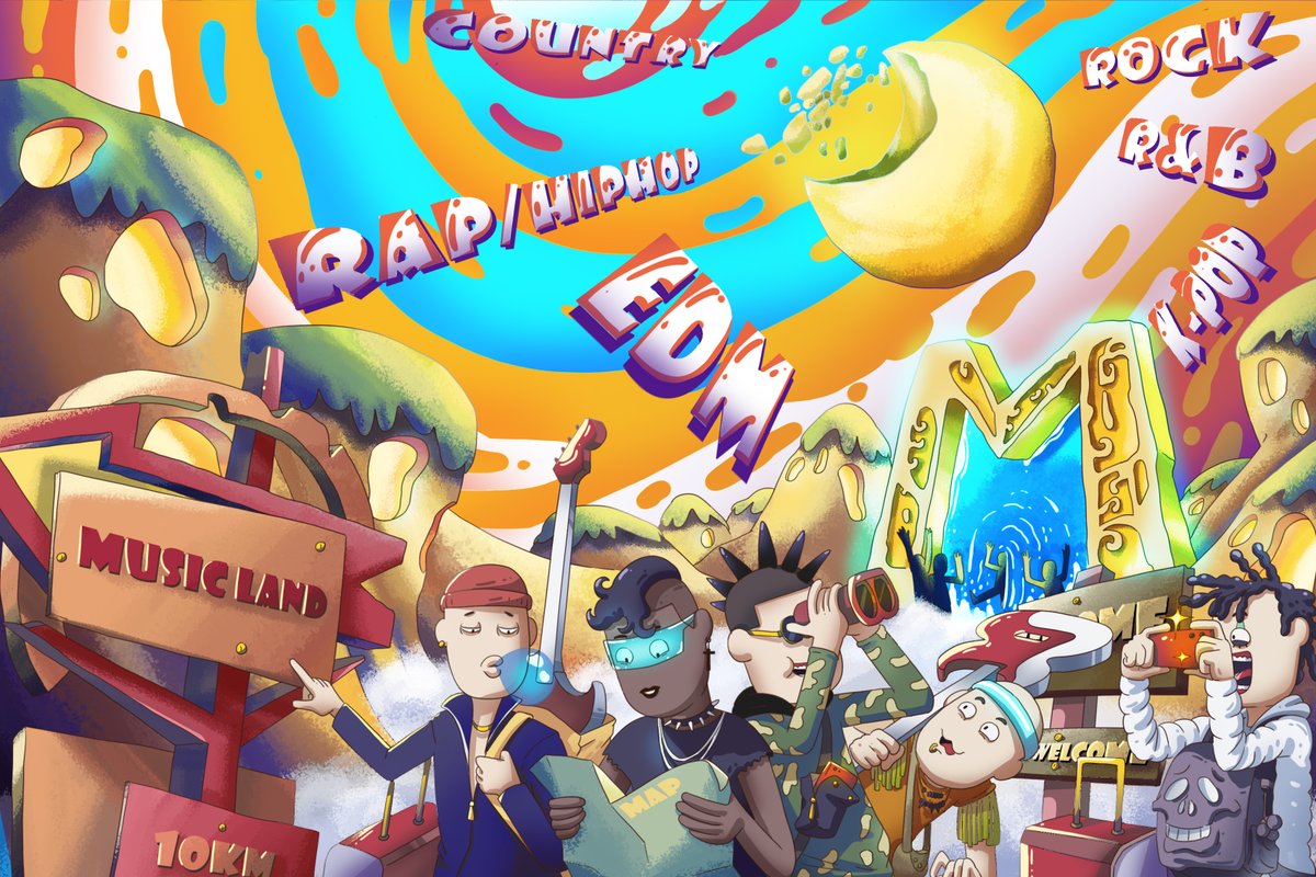 Enter the vibrant world of Music Land, where all music genres come together for a grand festival! 

Enter here 👇:

premint.xyz/fandomium-nft