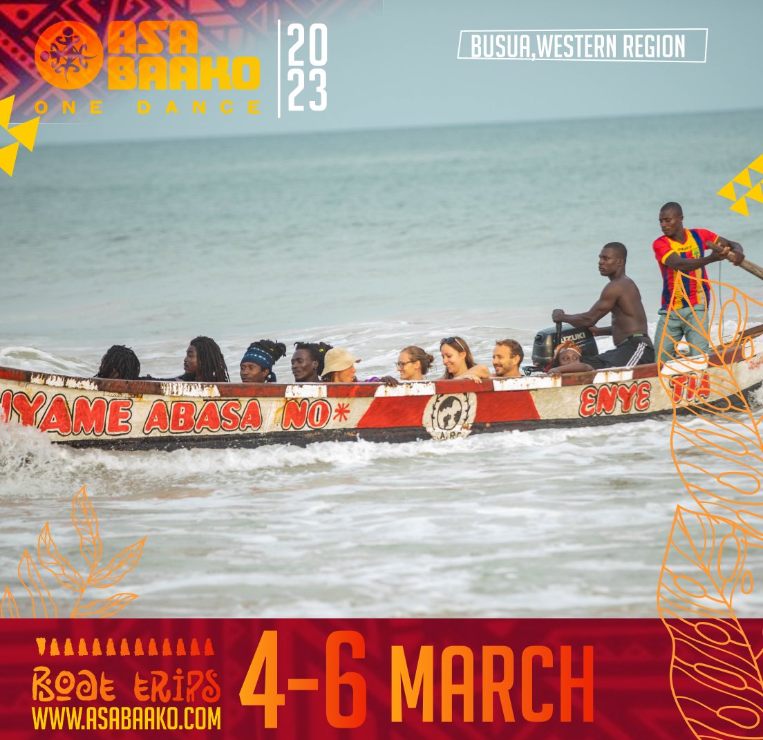 Alongside the music - at AsaBaako festival come and enjoy #Kizomba dance classes, #beachsports #beachfootball, #beachvolleyball #surfing #boattrips #treks #tours of the Western Region.

Link in profile for Jungle party tickets, accomm, camping and travel 

#asabaako23