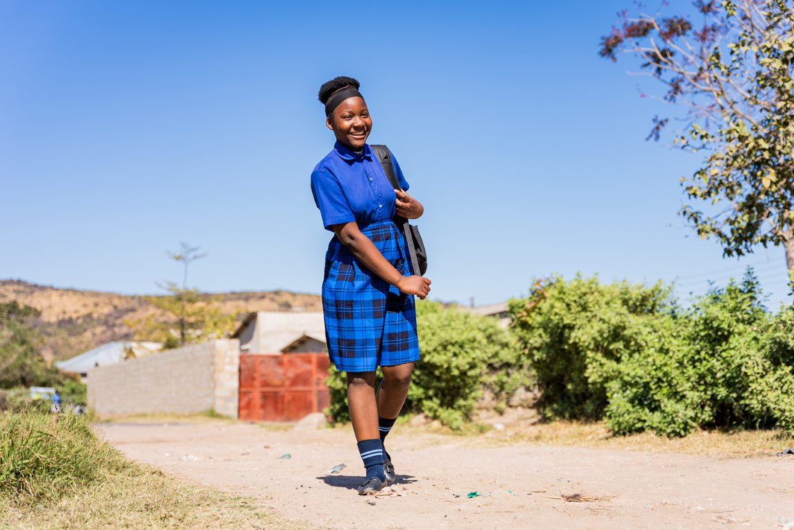 This is one of the many beneficiaries of our education support programme.