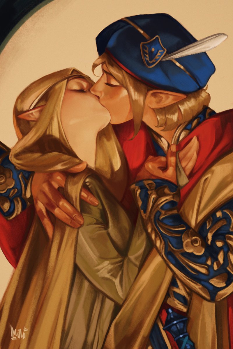 Zelink as Romeo and Juliet by JC Leyendecker for <a href="/AtelierHylia/">Atelier Hylia 💝Volume 2 available Feb 14!💝</a>’s second volume! #botw #BreathoftheWild