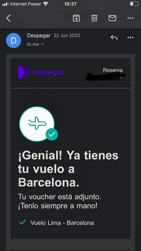 ChaplaLopez's tweet photo. Del viaje de mis sueños a pesadilla, auspiciado por @DespegarPe @Despegar , @Aeromexico y @KLM  Compré un pasaje ida y vuelta Lima-Barcelona (2 escalas) para el 06-03-23 la ida. En diciembre, empezaron los cambios; primero, casi imperceptibles de minutos. + https://t.co/z36Z4G09EK