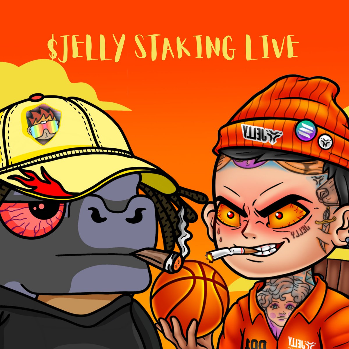 $JELLY STAKING LIVE!

Stake your Lizzie to earn 0.1 $JELLY per day! 

Official Link: lizzies.floppylabs.io