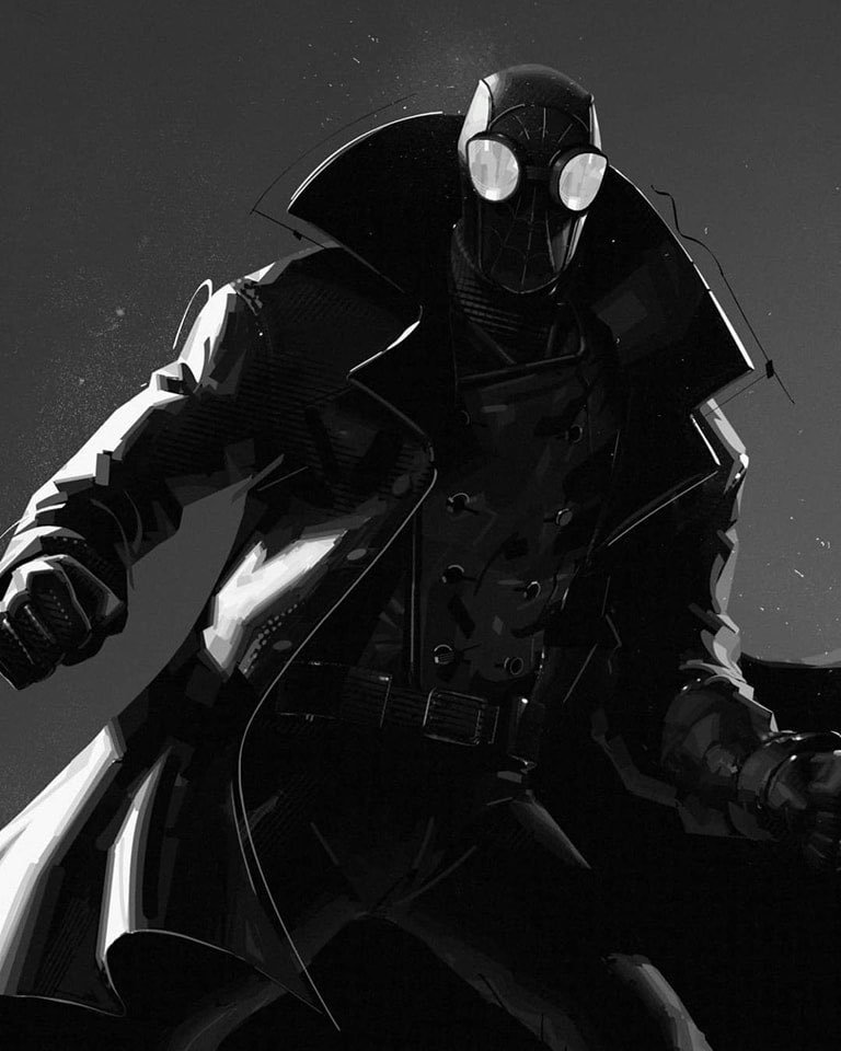 AraknideHQ's tweet photo. J'espère vraiment que la série ressemblera à un roman policier dans lequel Spider-Man Noir enquête sur des crimes dans une atmosphère semblable à The Batman. https://t.co/1kGdIjdbPk