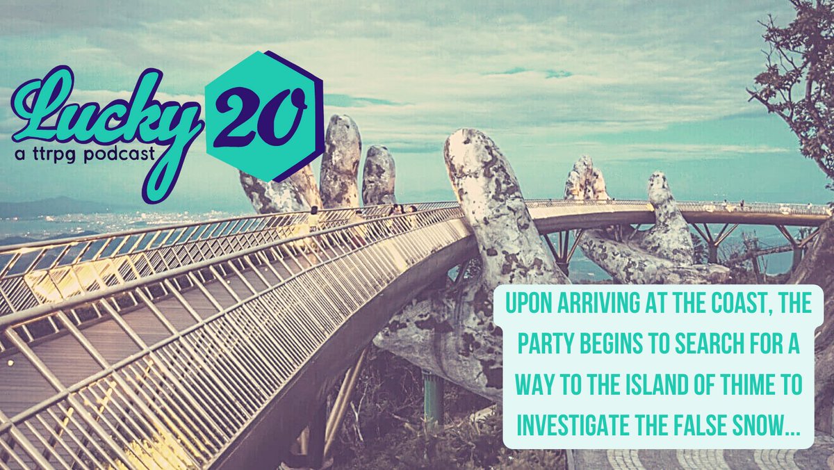 SoundbiteT's tweet image. While Soundbite takes the month off, enjoy this special feed drop of @Lucky20TTRPG, whose new campaign is out NOW!