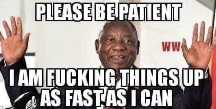 SivuthuMandixo's tweet photo. @SABCFullView @FrancisHerd @_BongiweZwane No promises have ever been fulfilled under the new dawn administration of @CyrilRamaphosa.
Its a litany of broken promises so no I'm not convinced.
#5WastedYears #Loadshedding #CyrilMustGo @MYANC #AKAFuneral https://t.co/X33tyeR4Ps