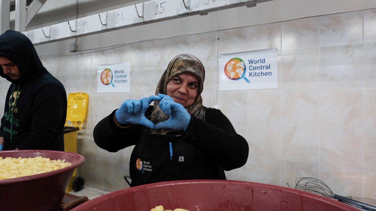 Chef Karla &amp; our team—including local chefs who have been cooking since day one—set up a kitchen in Gaziantep in less than 48 hours. Karla first joined WCK efforts following Hurricane María in 2017 &amp; has since cooked in response to hurricanes, earthquakes &amp; the war in Ukraine.