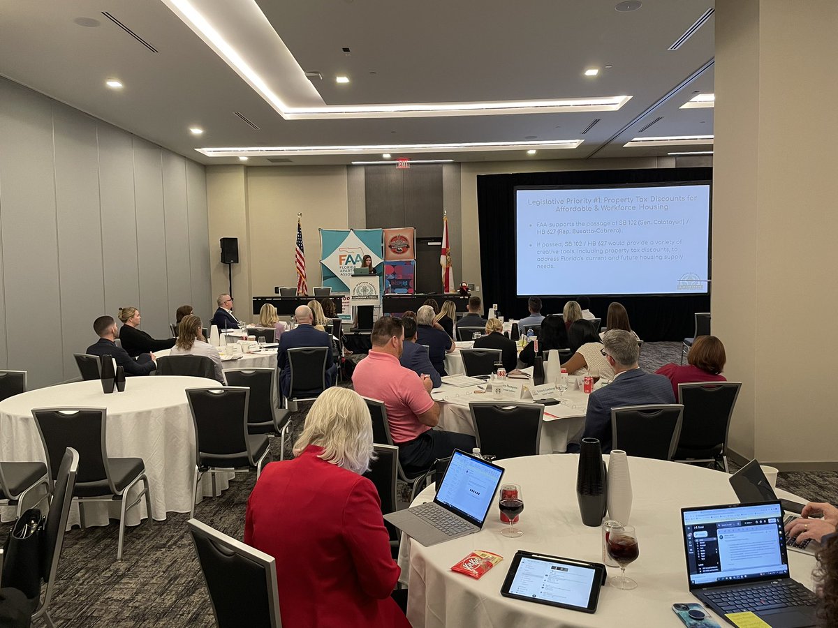 The 2023 <a href="/FLApartments/">FL Apt Association</a> Leadership Lyceum is underway being chaired by our very own Cindy Odom from <a href="/GreystarApts/">Greystar</a> !