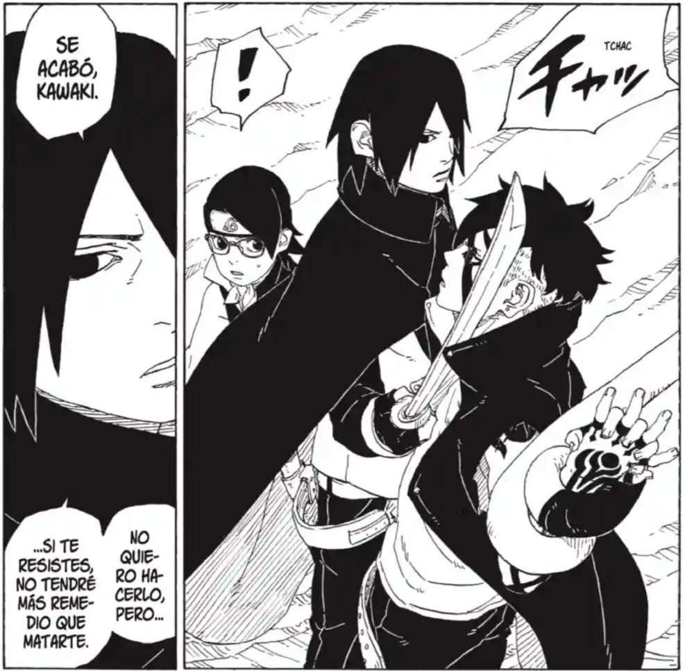 JamooRRM's tweet photo. #BORUTO #Susuke #borutochapter78 ya le dediqué un tweet a este panel hace unos días, pero lo diré de nuevo en español...
Sasuke: "Manos fuera de mi hija y de mi estudiante, psicópata!" https://t.co/FqitPHbFk9