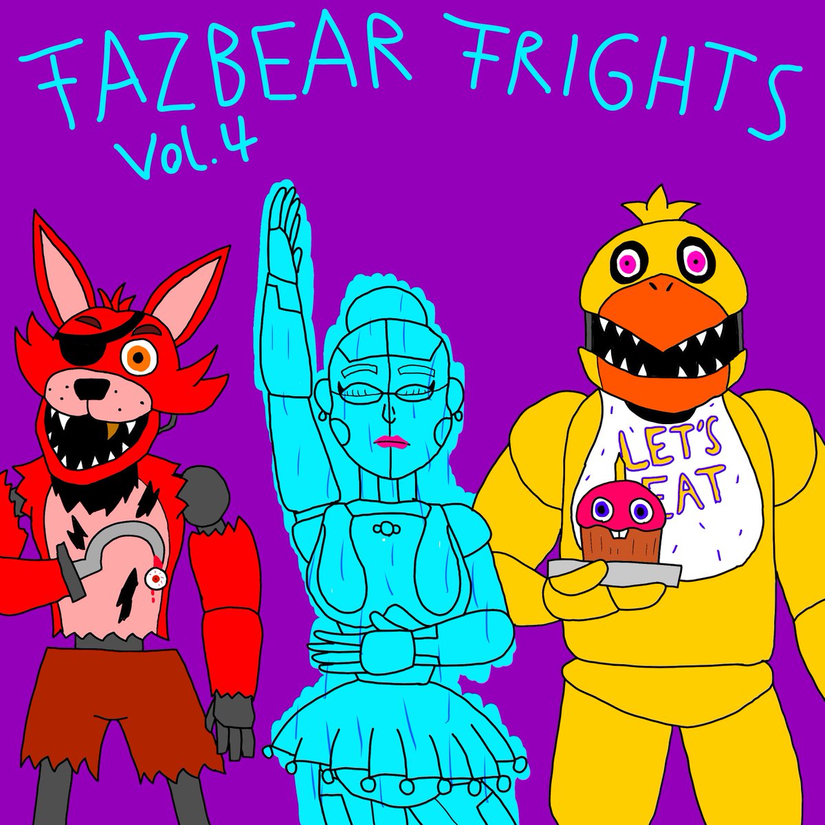 CROLUKA20's tweet photo. Finished Fazbear Frights Vol. 4 yesterday
#fivenightsatfreddys #fnaf #fazbearfrights #stepcloser #freddy #bonnie #chica #foxy #ballora #horror #animatronic #robot #book #fanart #drawing https://t.co/on5aPEvmsO