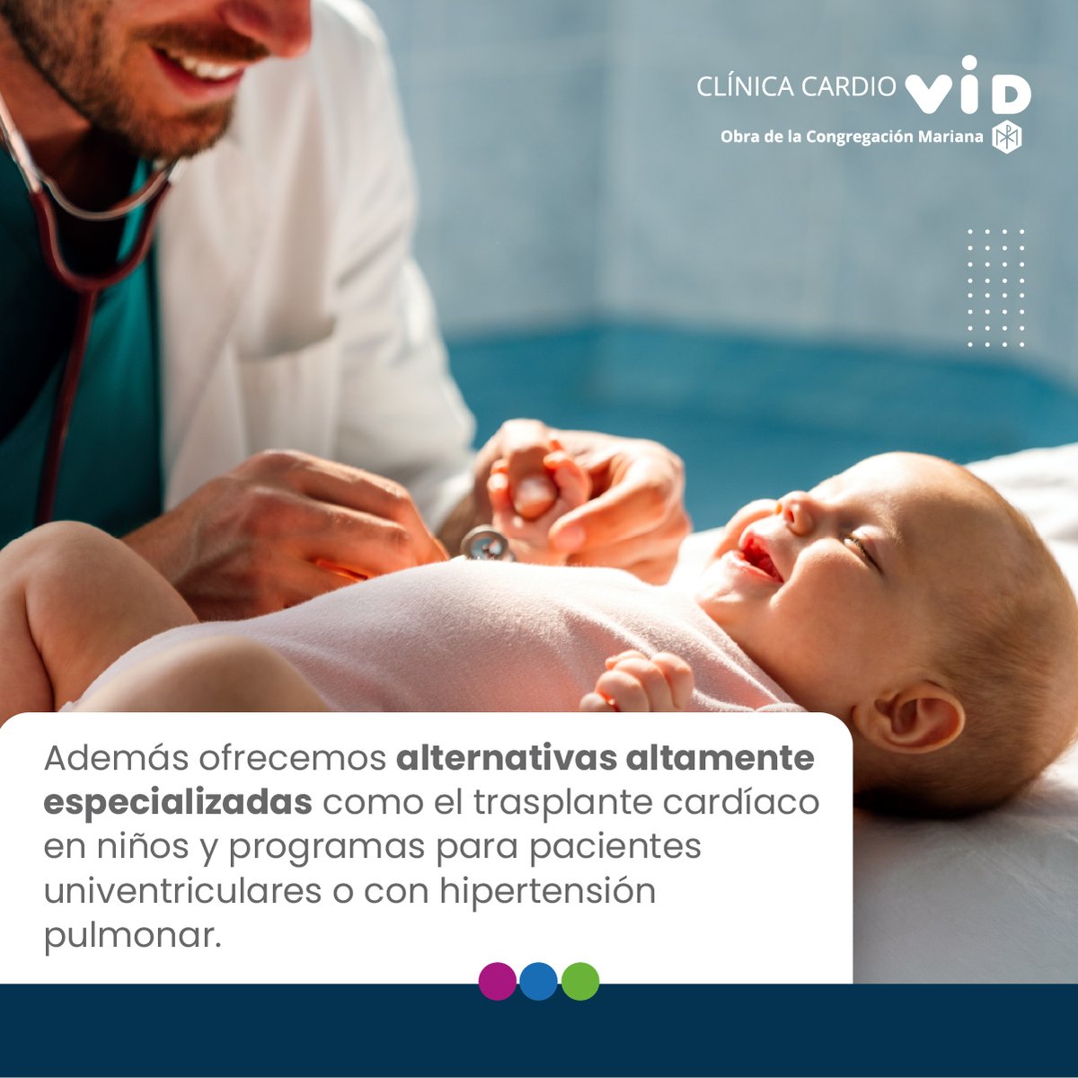 CardioVid's tweet photo. ❤️ En el mes de las #CardiopatíasCongénitas palpitamos por el corazón de los bebés, los cuidamos con nuestras especialidades de hemodinámica, cirugía cardiovascular y electrofisiología pediátrica, siendo uno de los servicios más completo y con más casos de éxito en Colombia 💯 https://t.co/UJ00OKsKho