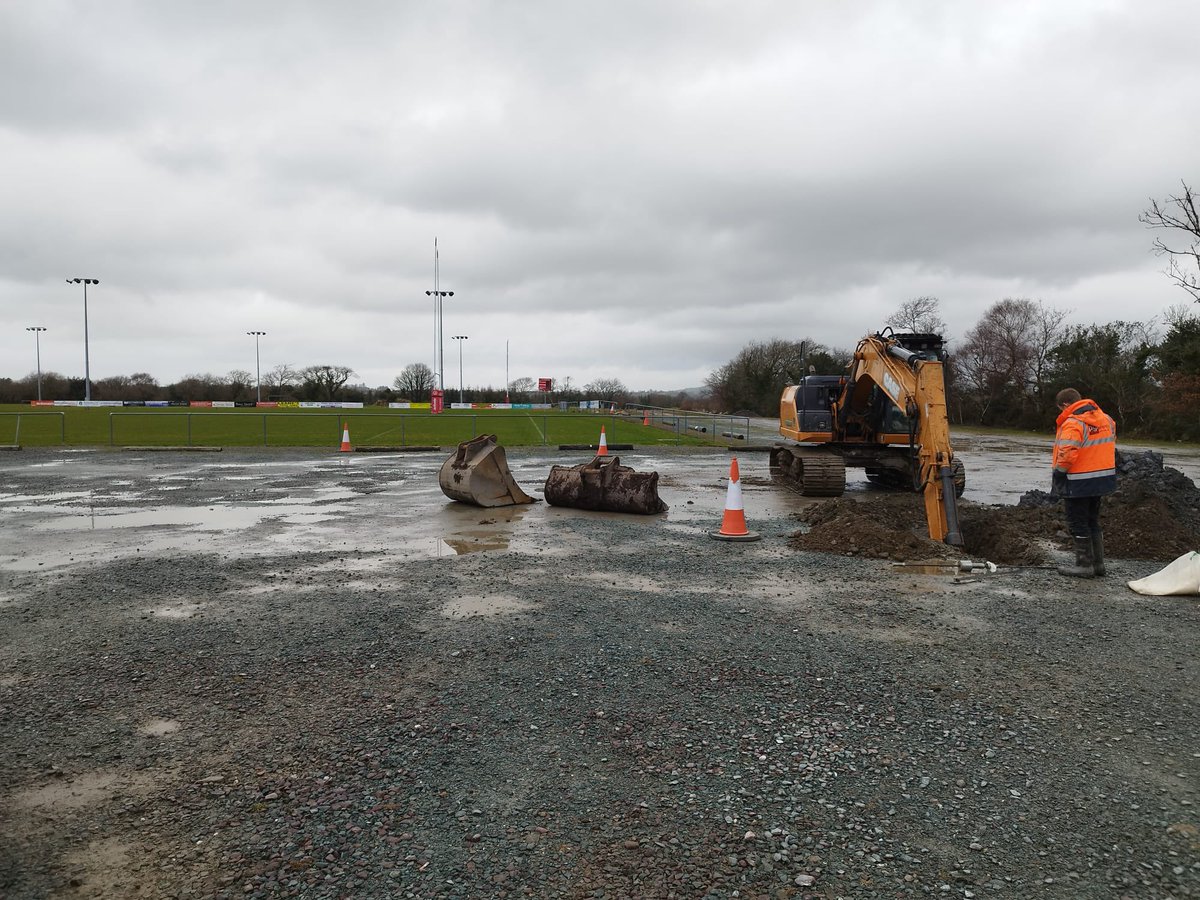 KillarneyRFC's tweet photo. Clubhouse Update: Exciting times as a no. of Trial holes were dug in Aghadoe, at the location of our new clubhouse building last week. Structural plans will now be prepared for the foundation design, moving us closer to the start of construction. 

#blackandredarmy
#killarneyrfc https://t.co/lVF53MVrRG
