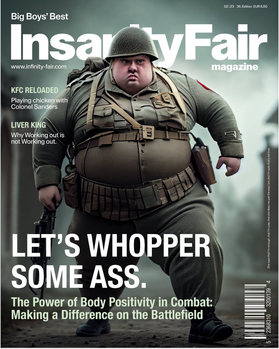 insanity_fair_'s tweet photo. Meet Brooks, an incredible soldier who's breaking stereotypes with his larger than life personality and fighting spirit. His size doesn't define him, but his courage, dedication, and heart do. Join him in celebrating all shapes and sizes. #BodyPositivity #DiversityWins https://t.co/9cbOglPWr6