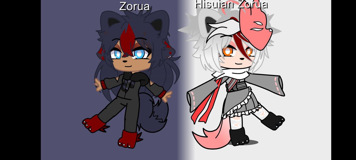 playernight8's tweet photo. There something more than a trick foxes
Is this a trick Fox 
#gachaclub #hisuianzorua #hisuian #zorua #pokemon  #PokemonLegendsArceus  #GenerationIX #Hisuianzoroark #zoroark #pokemonGenerationV #GenerationV #PokémonBlackVersion #PokémonWhiteVersion https://t.co/e8zsVWtIIH