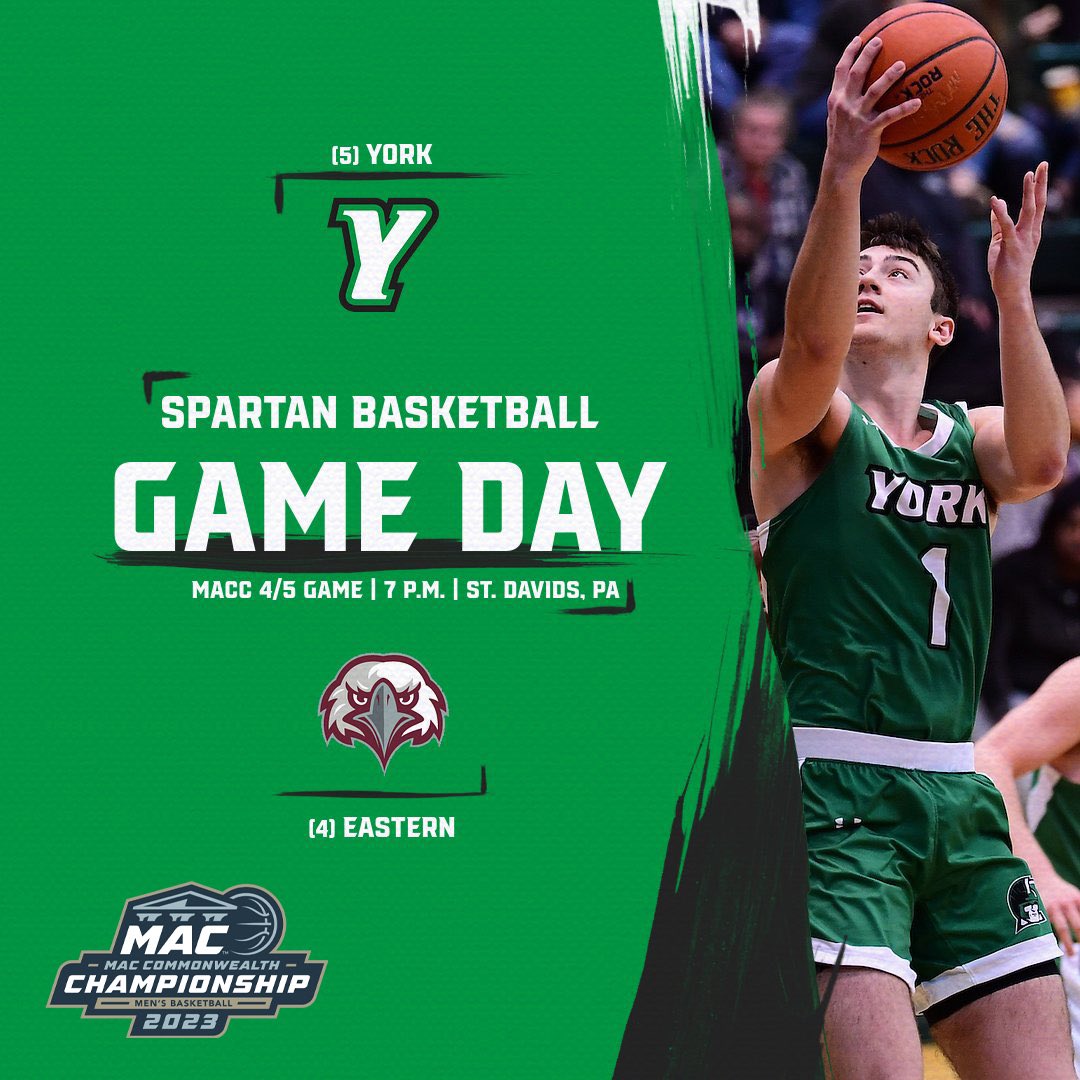 It’s GAMEDAY, playoff edition! 

We head to Eastern for the MAC Commonwealth playoffs at 7PM this evening!

Tune in using the link below!

📺: gomacsports.tv/goeasterneagle…

#YCPMBB