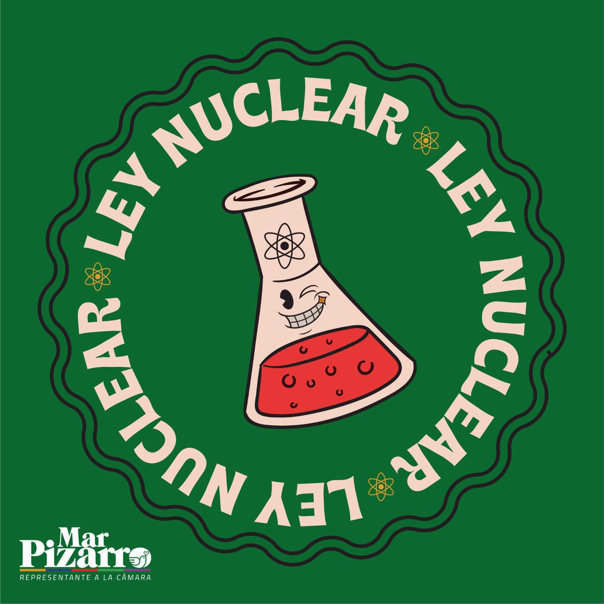 delmarpizarro's tweet photo. 👩‍🔬¿Sabías que la energía nuclear puede ser una fuente de energía limpia y sostenible para Colombia?🧪

#LeyNuclear https://t.co/ia8ysNsPJA