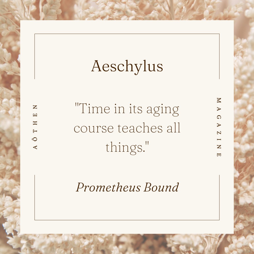 AothenMagazine's tweet photo. Our ✨Quote of the Day✨ is from Aeschylus!
#ClassicsTwitter #PrometheusBound https://t.co/KsQzToYsEN