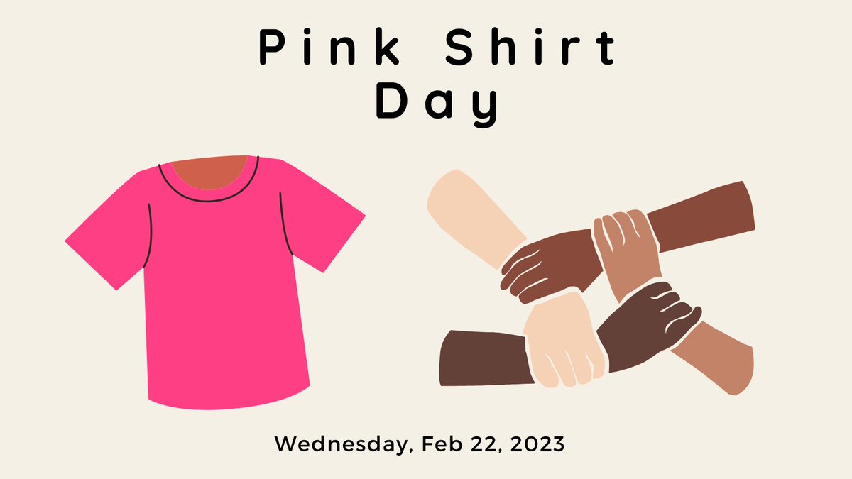 Today is #PinkShirtDay. We encourage you to do an act of kindness, in honour of this anti-bullying day. Let’s lift each other up!