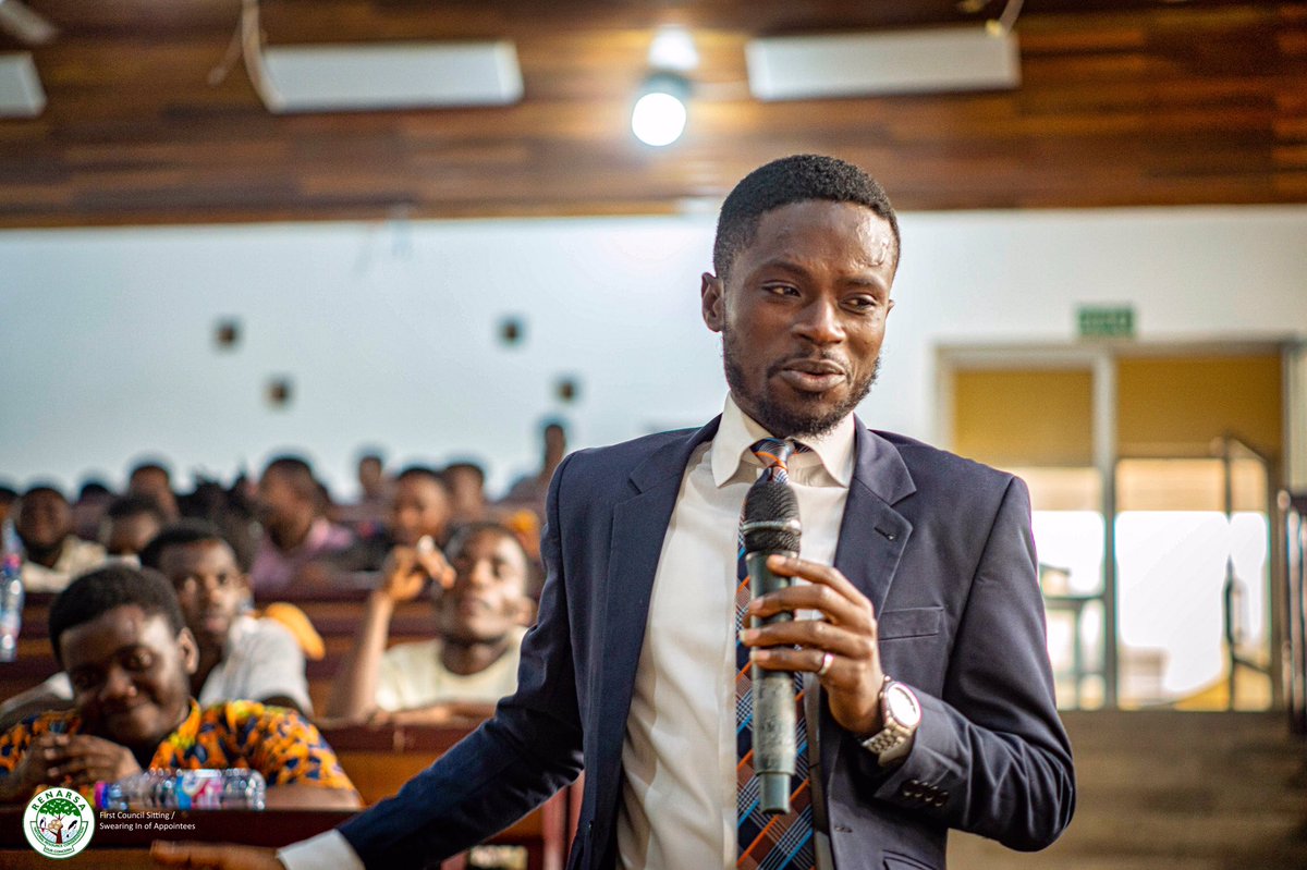 asamoahobed_'s tweet photo. It was a great honor and privilege to speak as the events special guest alongside colleague elocutionists at the ‘RENARSA Council Sitting/Swearing In Of Appointees’ over the weekend at KNUST.

The inspiration of my talk on ‘Leadership and How to Lead’ was majorly fueled by… https://t.co/ANQ8KrKPDe