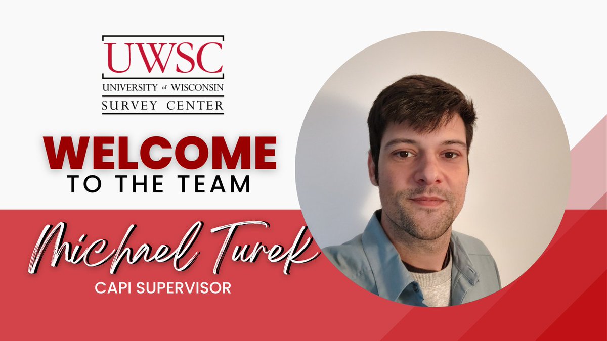 The UW Survey Center is growing! This month, Michael Turek joins the Field Operations department as CAPI Supervisor. Michael worked at the UWSC in a variety of roles from 2010-2016 until he left to spend the next six years working in Peru. Welcome back, Michael!
