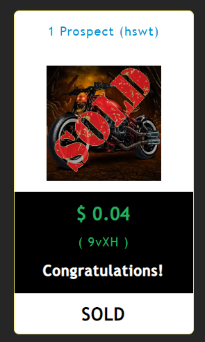 DegenPortal's tweet image. More Deals on the Way Today!
Win for over 90% OFF

Gen2 Skullbot Biker
MSRP $56
PAID $0.41
✅99.27% OFF

Meta Tattoo Club
MSRP $49.4
PAID $3.84
✅92.23% OFF