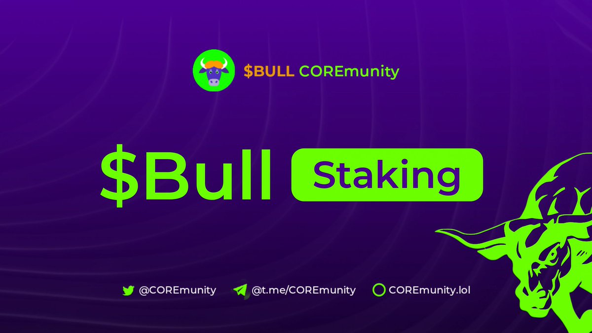 Unlocking the Power of Bull Staking: A Step-by-Step Tutorial for Investors

medium.com/@COREmunity/un…

#COREmunity #Bull #Bullish #Staking #CORE #CoreMainnet #CoreDao_Org #CoreChain