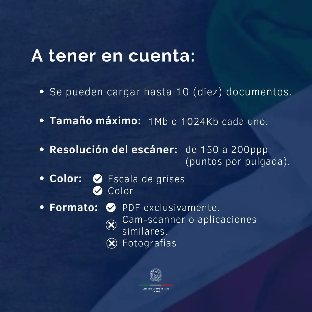 ItalyinCordoba's tweet photo. ❗Toda la info en nuestro Sitio Web: https://t.co/hK81udjqf8
📩Contacto: statocivile.cordoba@esteri.it.
@ItalyMFA_int
@ItalyMFA
@ItalyinARG
@ComitesCordoba
@LuigiVignali
#ItalyinCordoba #ElConsuladoRecuerda #StatoCivile https://t.co/rTvvG8MfL1