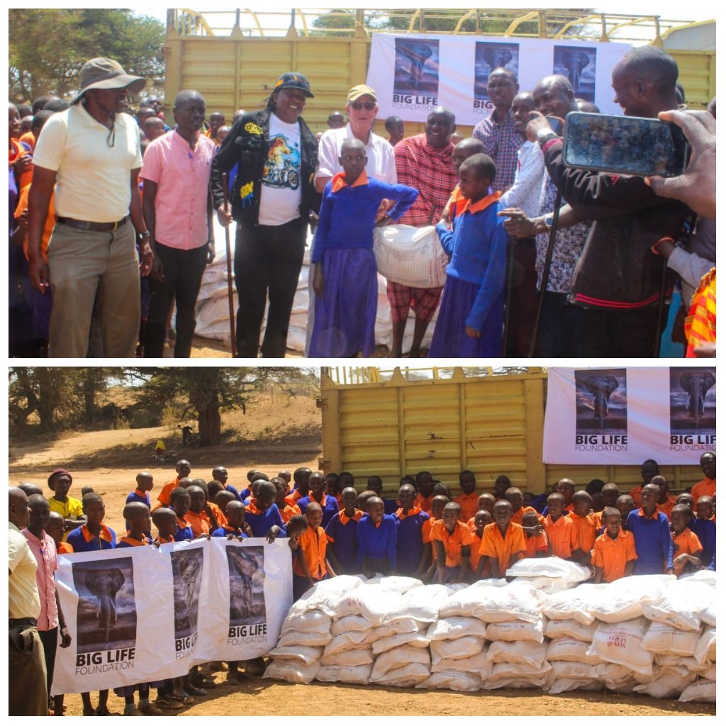 DANIELOLESAMBU's tweet photo. DROUGHT BITE ..To get rid of absenteeism in schools occasions by the fangs of drought  and ensure100% class attendance @biglifeafrica and other partners agreed to support the feeding of at least 3441 students from Eselenkei Group Ranch in five main schools and ECD centers. https://t.co/8JRLx9aMFw