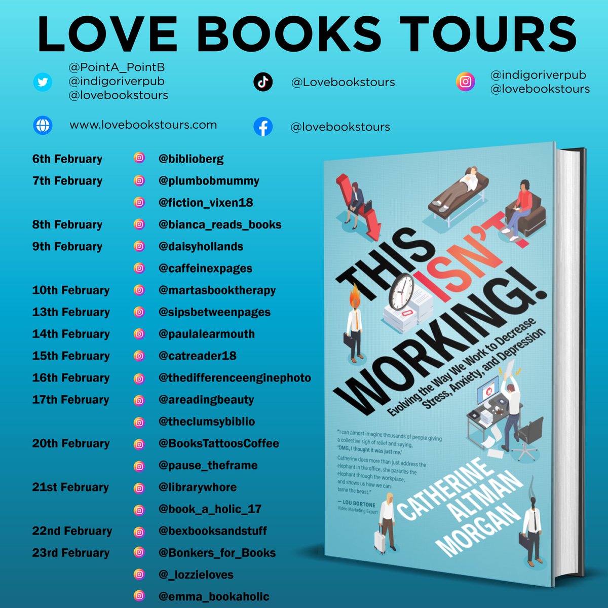 KellyALacey's tweet photo. 'If you are unhappy in your current work or looking to make a career transition, I recommend picking up this book!' #martasbooktherapy on @PointA_PointB @indigoriverpub #ThisIsntWorking @lovebookstours #bookblogtour
https://t.co/z3MXSUHTs3 https://t.co/uPcQA8CBSc