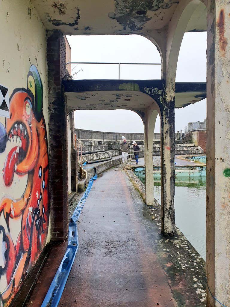 MEMckeague's tweet photo. Very glad to have finally made it out to the iconic @savegrangelido and to meet the team here. An almost perfect day to visit (February, in the drizzle) and discuss the next stage of plans. A project that could really help to transform the town and wider area. @ArchHFundEng https://t.co/CMBMdaL7wh