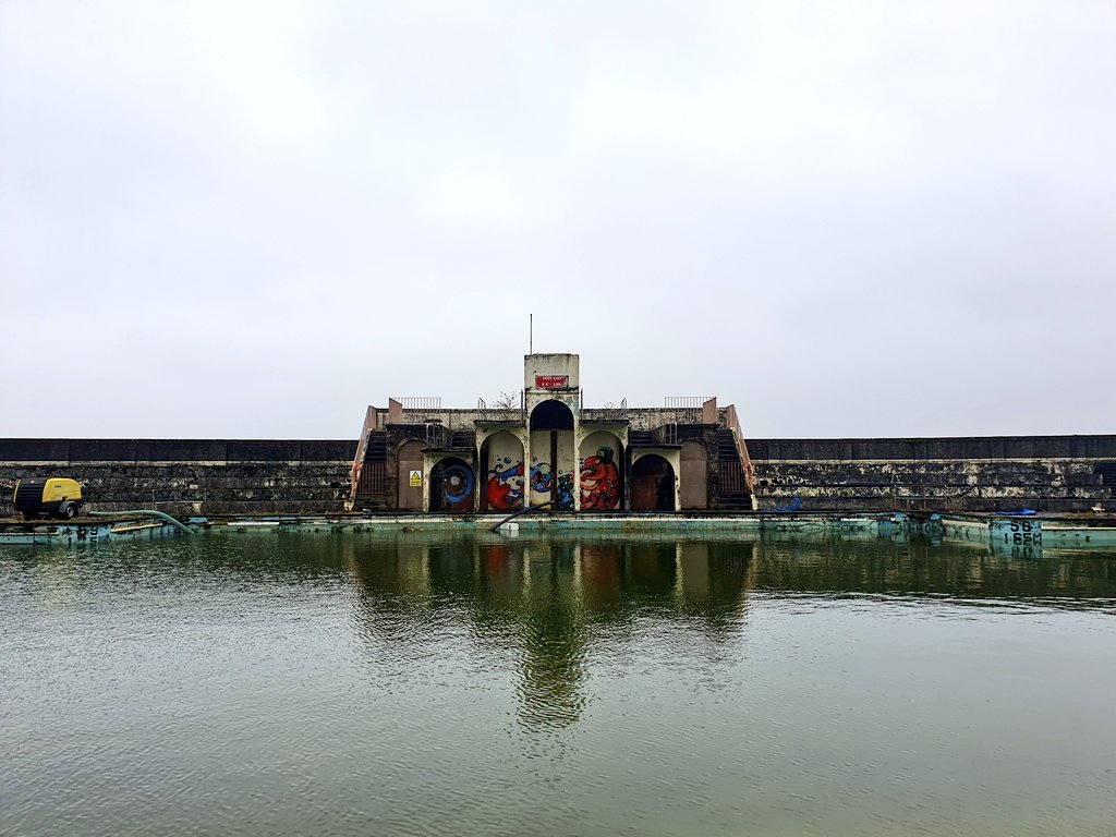 Very glad to have finally made it out to the iconic <a href="/savegrangelido/">Save Grange Lido CBS</a> and to meet the team here. An almost perfect day to visit (February, in the drizzle) and discuss the next stage of plans. A project that could really help to transform the town and wider area. <a href="/ArchHFundEng/">The Architectural Heritage Fund (England)</a>
