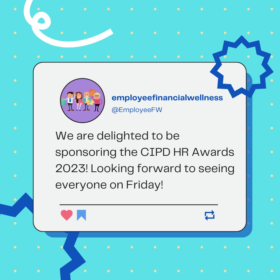 The final countdown is on! 📣

Employee Financial Wellness are delighted to sponsor the @cipdireland #CIPDHRAwards 2023, the Learning and development - large organisations category! 🤩 Best of luck to all the nominees! ⭐

#HR #PeopleProfession #Awards