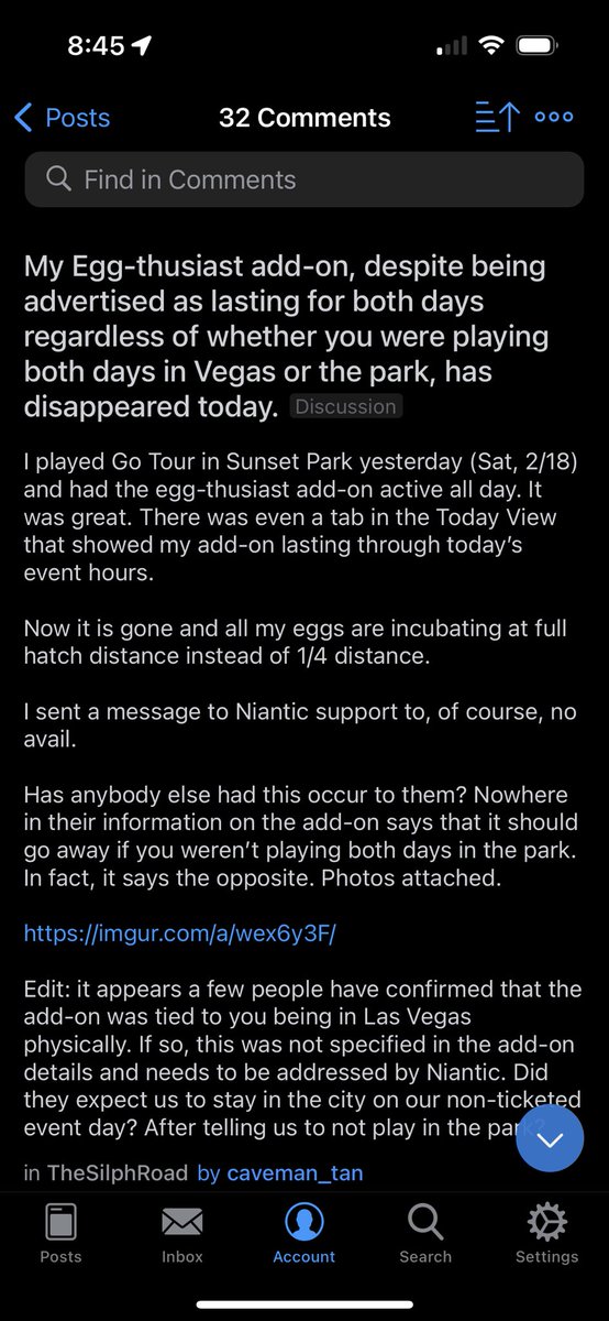 Caveman_Tan's tweet photo. There’s a discussion on TheSilphRoad on Reddit about it now. I’m far from the only one affected. 

Your own language and information on these add-ons didn’t specify this and hundreds of trainers were baited. And I’m not even complaining about the server issues of the event. https://t.co/1zRceliIOA