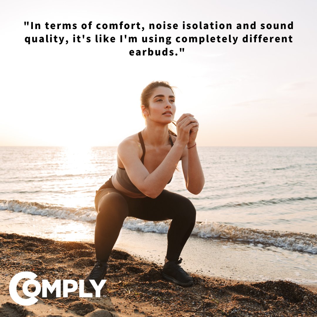 Complyfoam's tweet photo. The Comply community has so many great things to say about our tips; this is one of our favorites! We have tips for thousands of devices, so use our Tip Selector to find yours!
#Testimonal #ComplyTips #Comfort #NosieIsolation #SoundQuality https://t.co/4rgtugfTCn