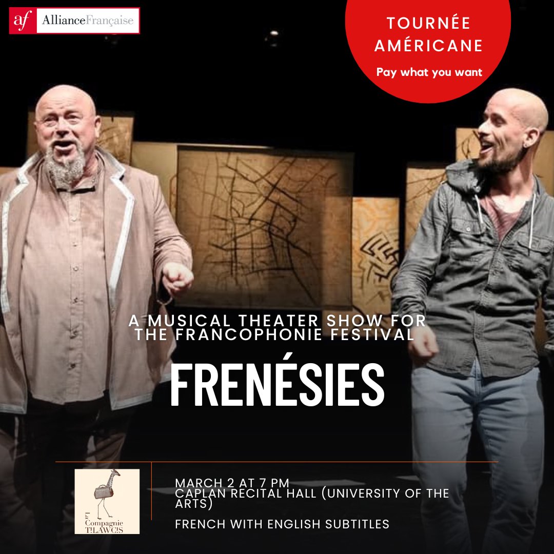 AFPhila's tweet photo. Quoi de neuf à l'Alliance Française? 19 février 2023 - https://t.co/iqyxgpYG4x https://t.co/dw6waQBcts