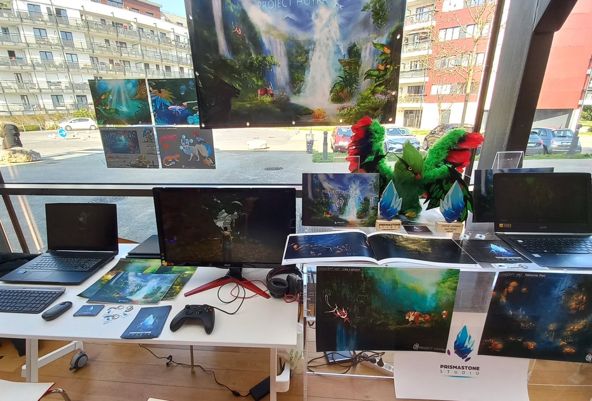 PrismastoneS's tweet photo. A few weeks ago, we announced our second participation at the @IGN_Officiel convention 👀

After a very successful 2022 edition, we are very happy to be invited to the 2023 event!

The timing is perfect for a throwback with some of last year's pics 😉

#indiegame #indiegamedev https://t.co/EUyC7ydy8S