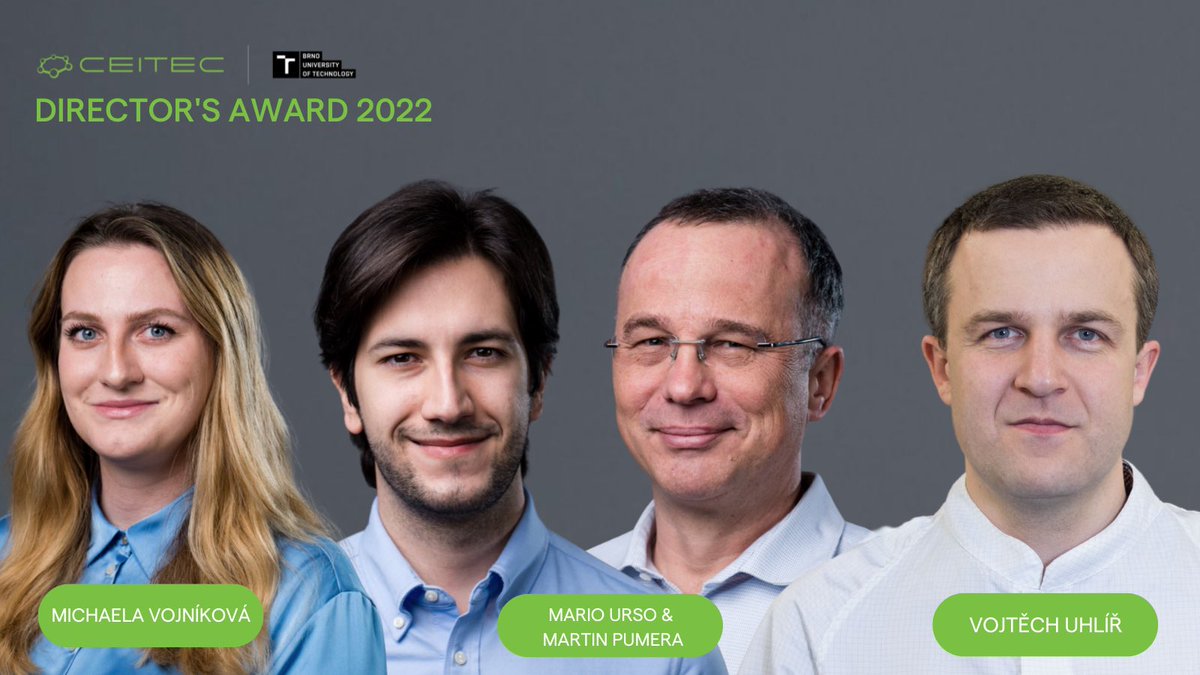 Congratulations 👏🏻 Director of <a href="/CEITEC_Brno/">CEITEC</a> @VUTvBrne Radimír Vrba has presented awards for the greatest scientific achievements from the previous year with the Director’s Award 2022 💚

Read more here: ceitec.eu/director-radim…

#CEITECScience #award