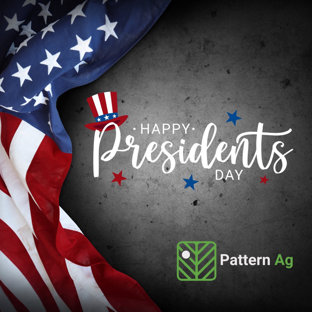 PatternAg's tweet photo. Whether you are preparing for a 60 degree day, or a snow storm (got to love that Midwest weather), have a Happy President’s Day! #AgTwitter #Predictiveag #Predictiveagronomy https://t.co/1987Tfbgb6