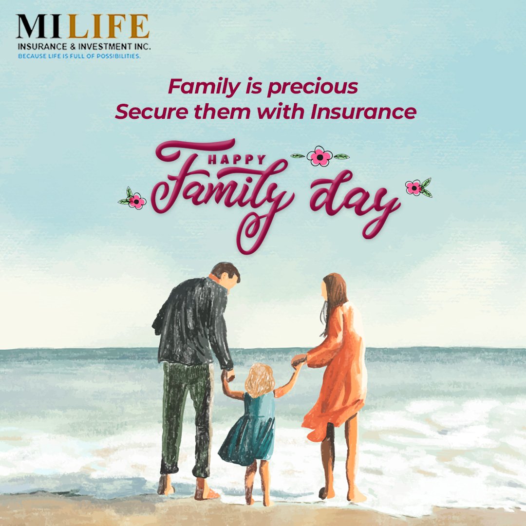 MiInvestments's tweet photo. Happy Family Day!

We all love our family. It is our responsibility to keep our family safe with right insurance. We can help!

#familyday #familydat2023 #family #familytime #familytime👪 https://t.co/rWtTEpkot5