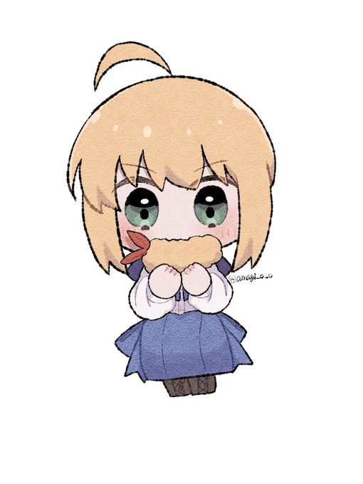 #新しいプロフィール画像良い機会だったのでリメイクしたセイバーさん 